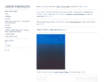 Tablet Screenshot of jakobsimonson.net